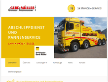 Tablet Screenshot of mueller-sb.de
